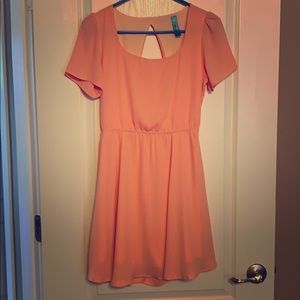 Coral Midi Dress